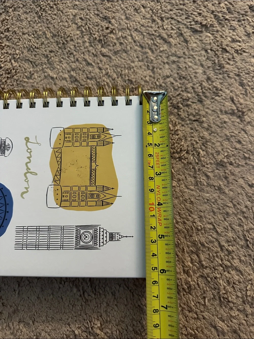 LONDON Spiral Notebook